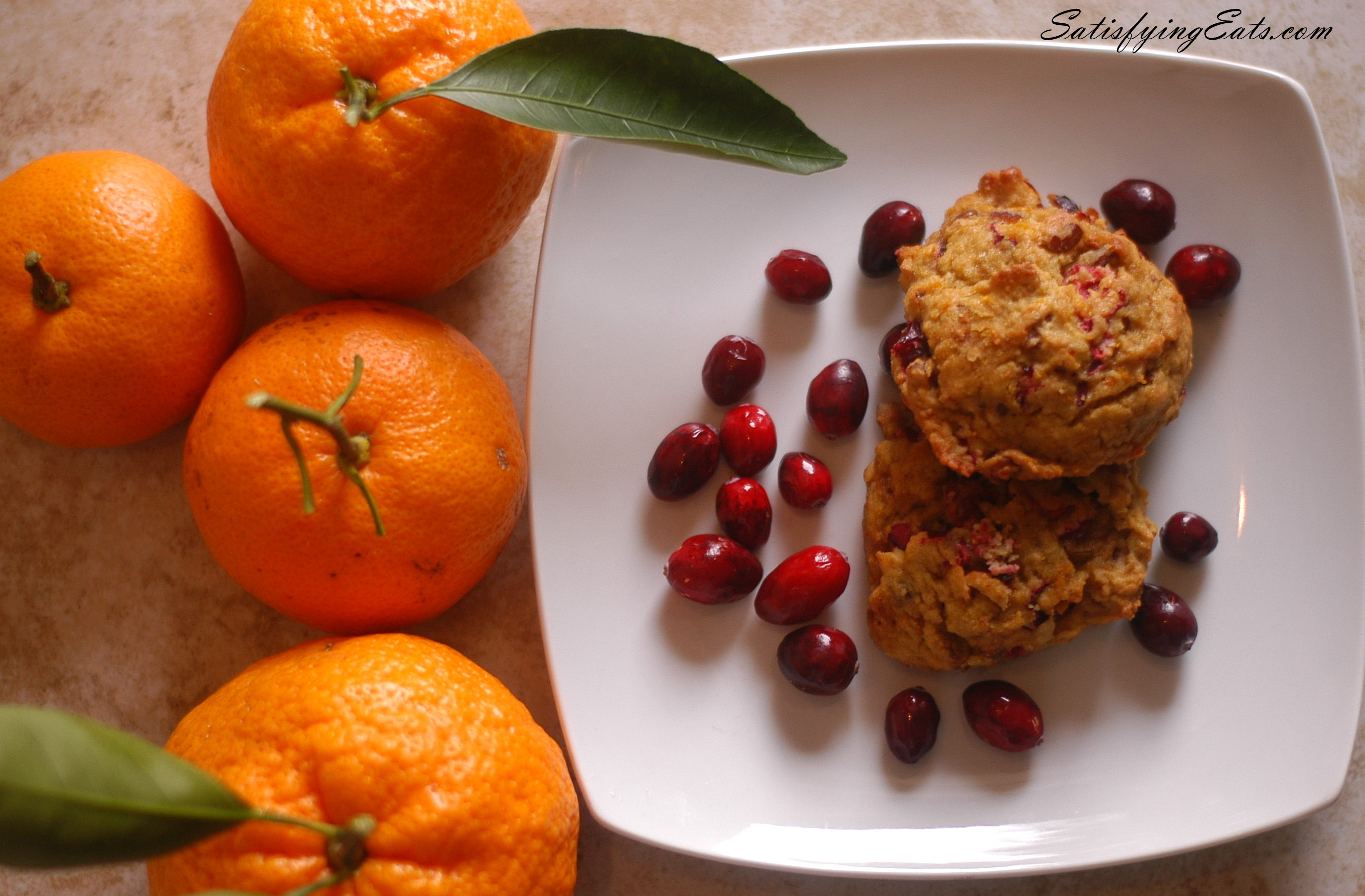 SatsumaCranberry Breakfast Cookies