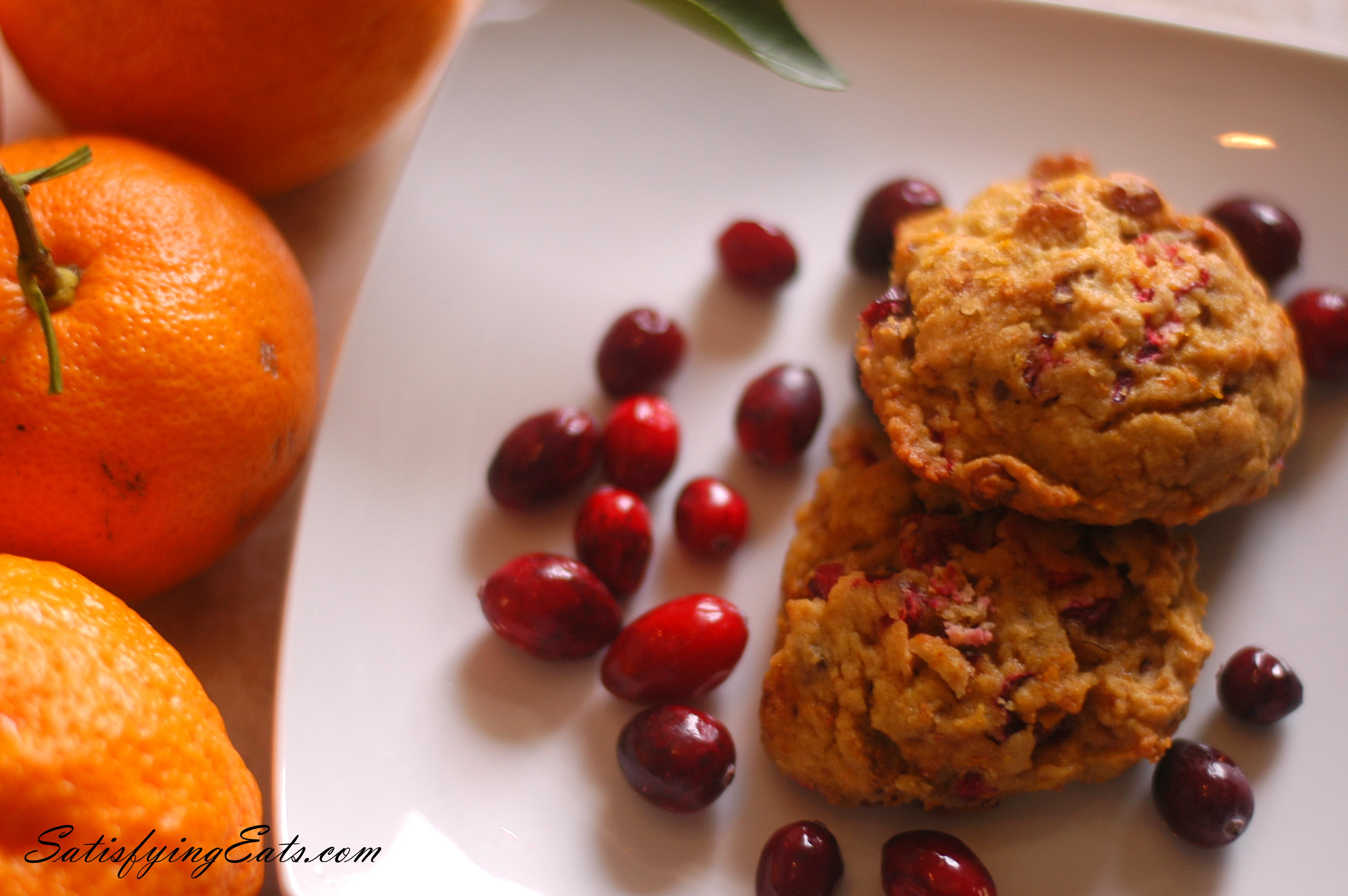 SatsumaCranberry Breakfast Cookies