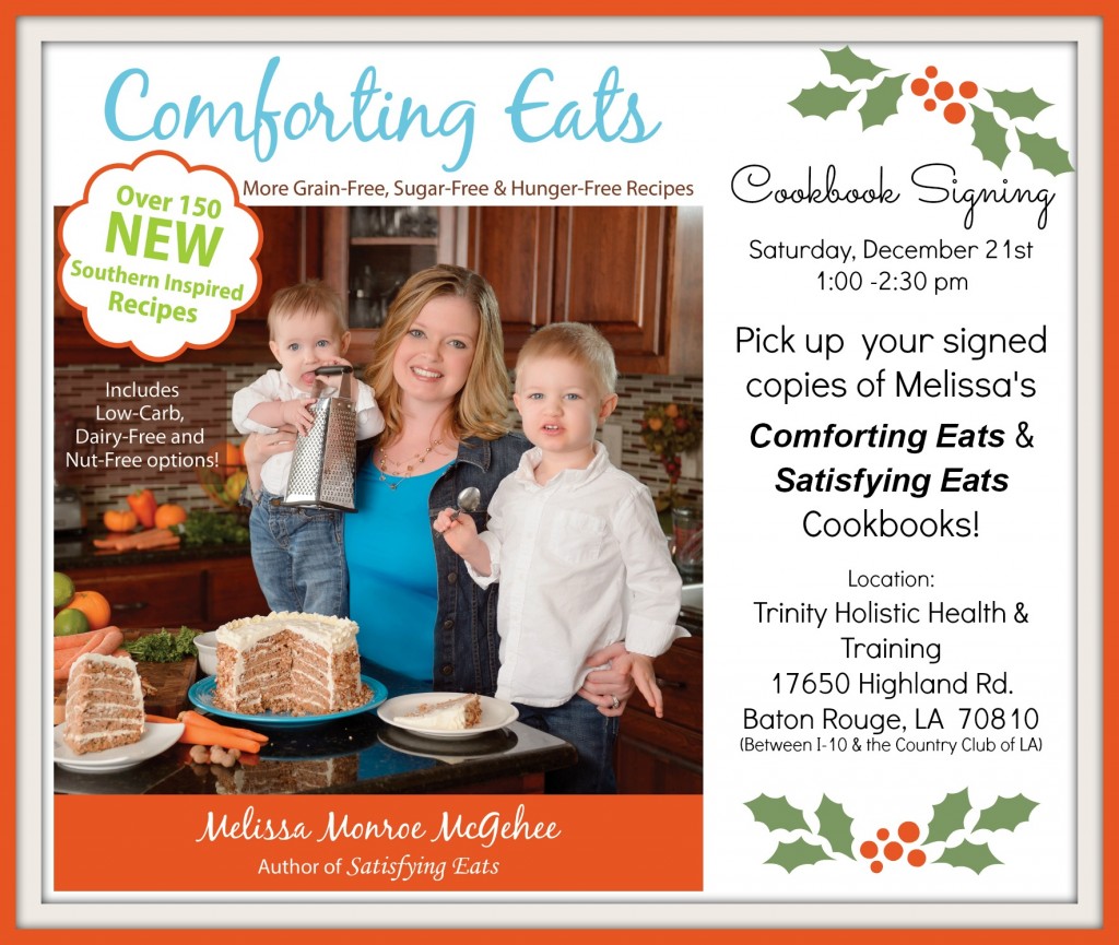 cookbook signing flyer