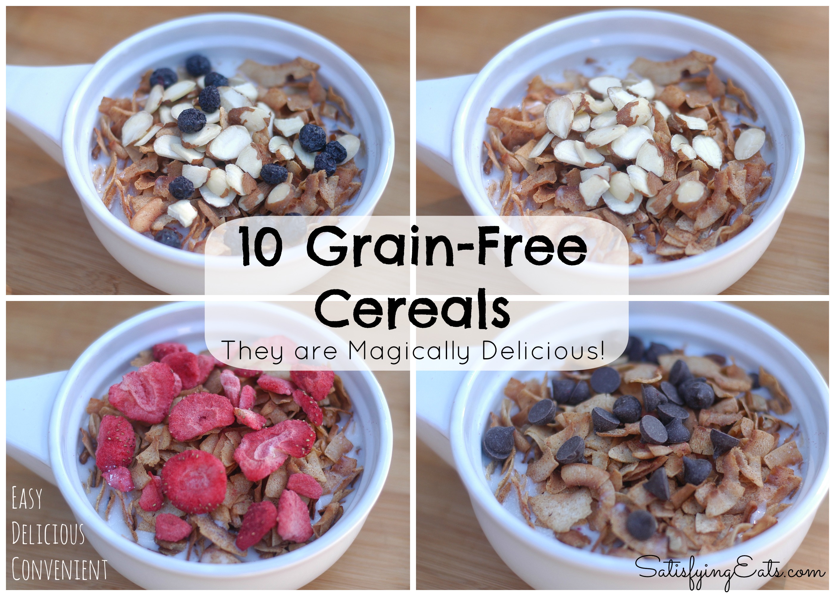 10 GrainFree Cereal Recipes & More Breakfast Ideas