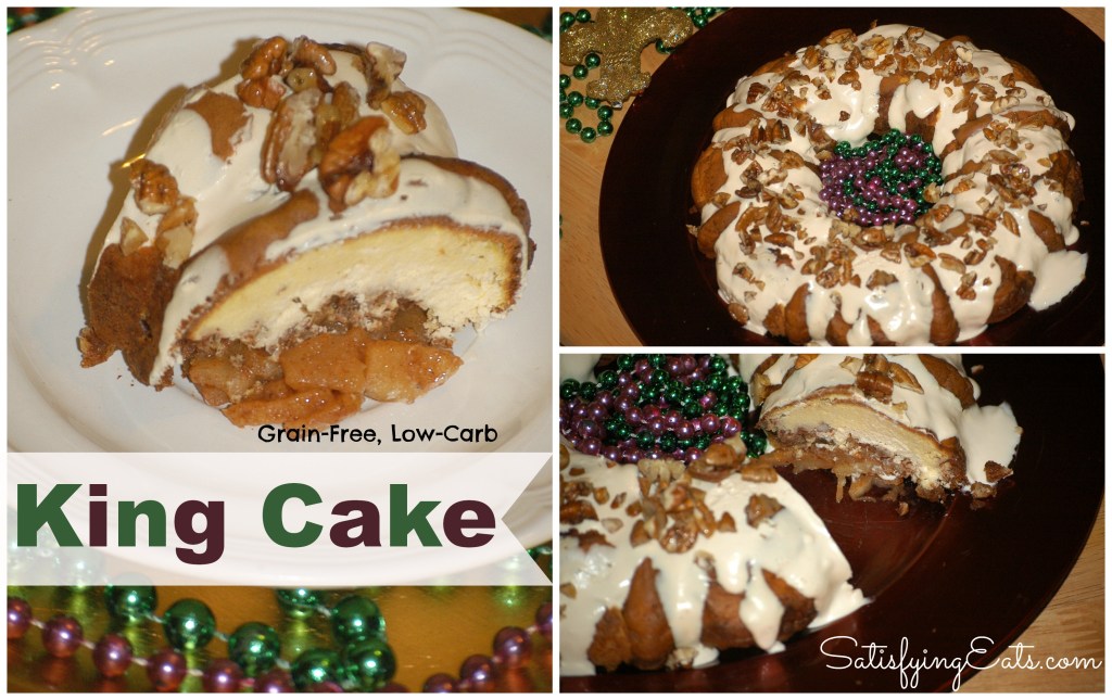 **World’s First Grain & Sugar-Free King Cake** (with Dairy-Free Option)