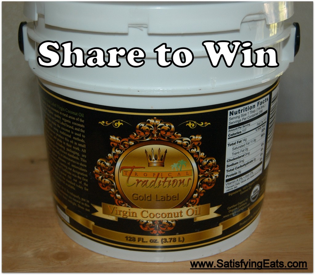 Win One Gallon of Virgin Coconut Oil!!