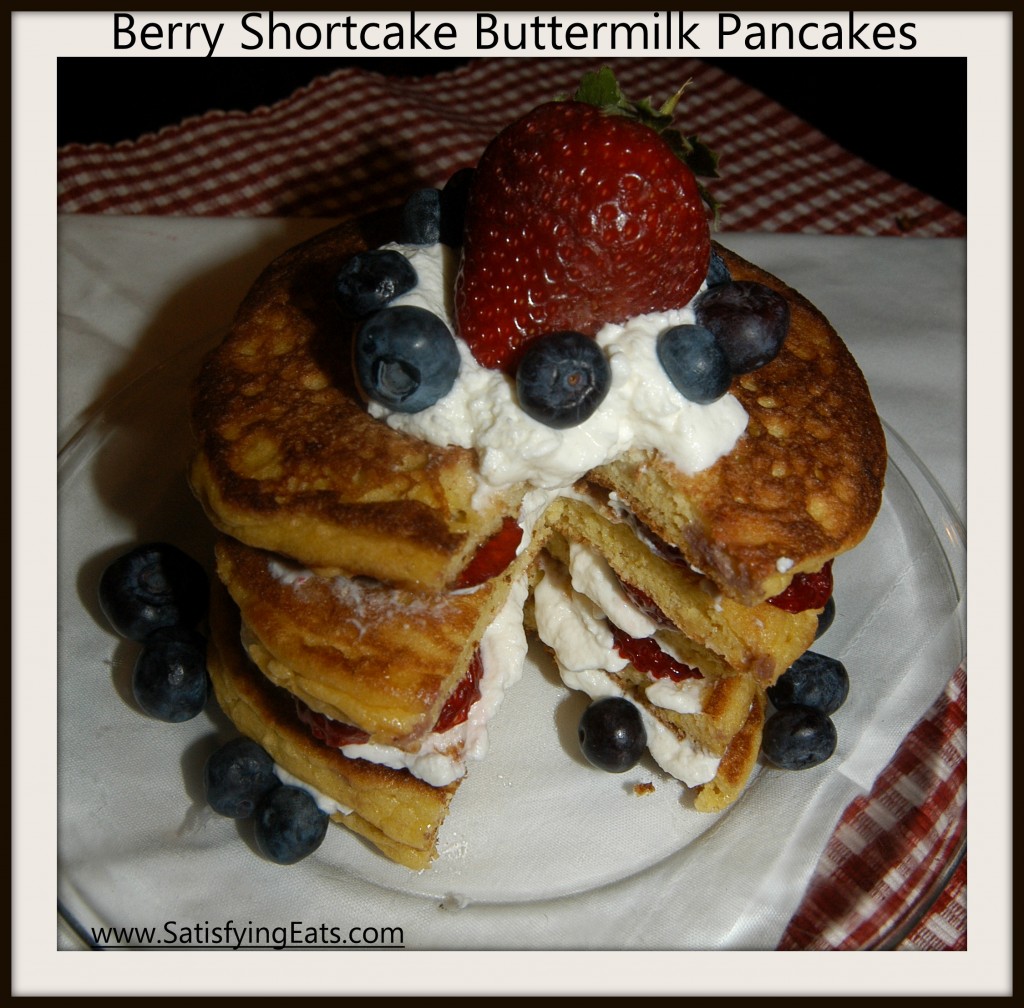 Strawberry Shortcake Pancakes (THE BEST PANCAKES EVER!!)