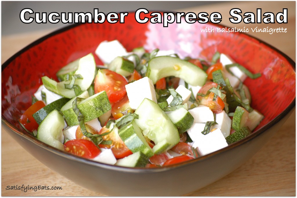 Cucumber Caprese Salad