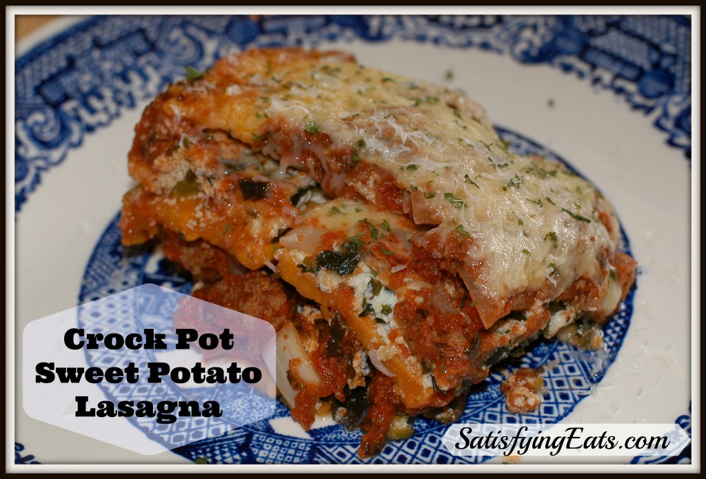 Crock Pot Sweet Potato Lasagna