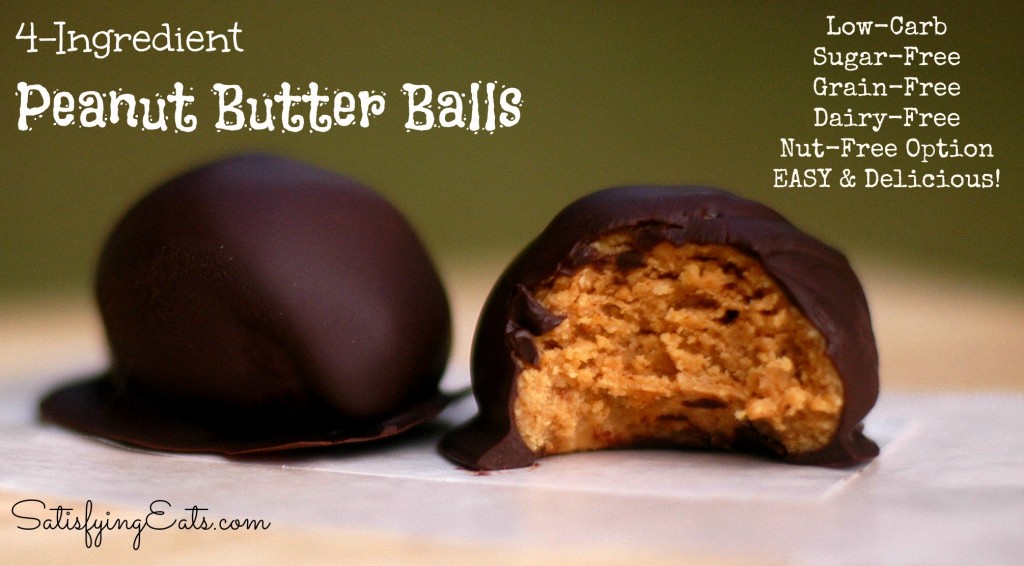 4-Ingredient Peanut Butter Balls