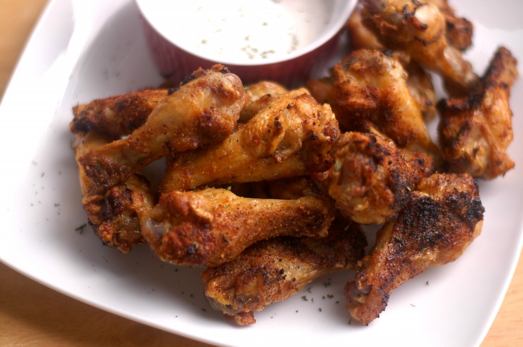 Easy Oven Fried Wings (Ranch or Cajun)