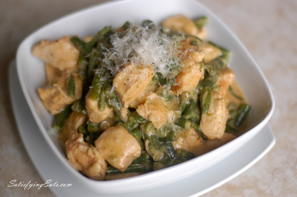 15-Minute Creamy Chicken with Green Beans