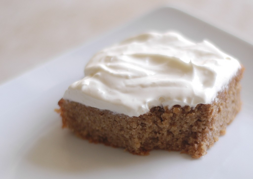 Ginger Spice Cake with Cream Cheese Frosting