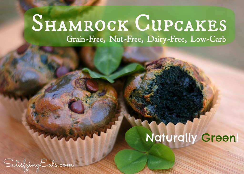 Shamrock Cupcakes-Naturally Green