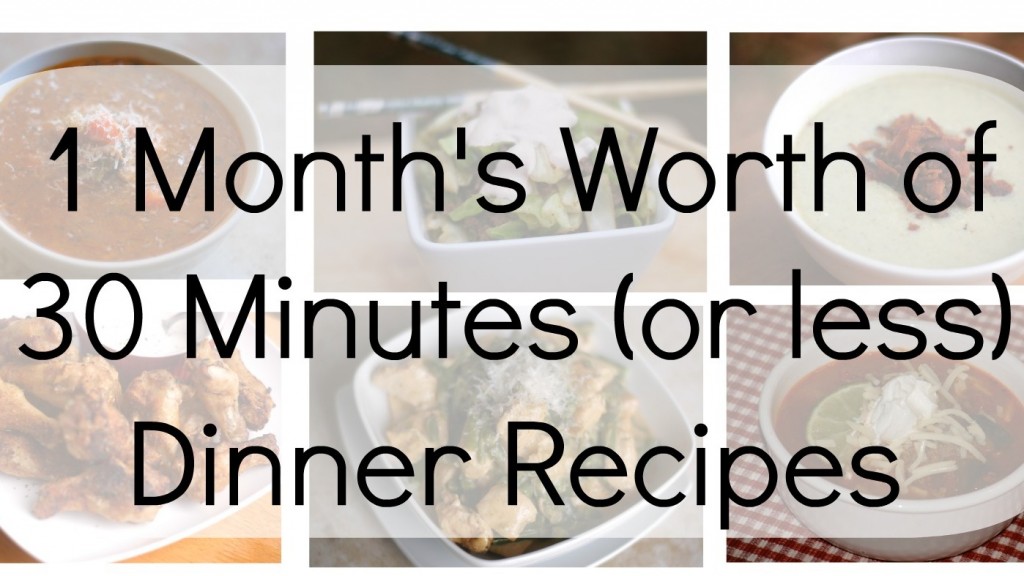 30-minute meals update