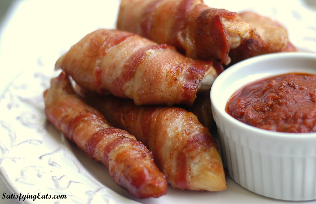 Bacon-Wrapped Chicken Fingers