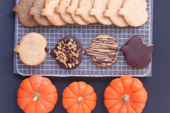 Pumpkin Patch Cutout Cookies & Jelly Cookies