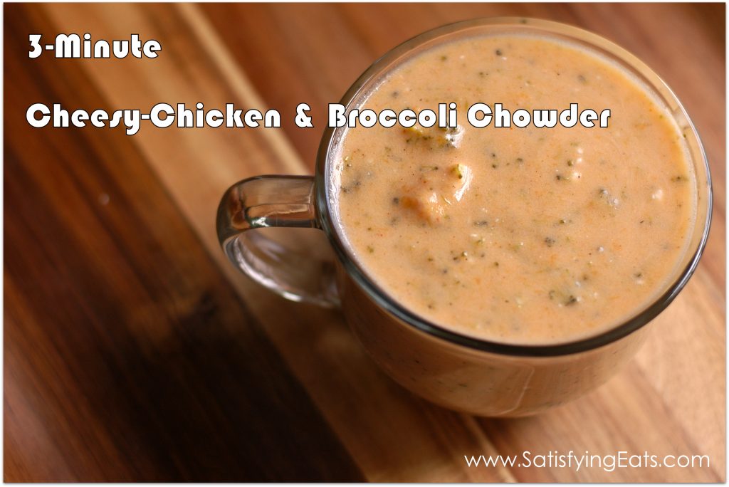 3-Minute Cheesy-Chicken Broccoli Chowder *Instant Pot and Cooktop
