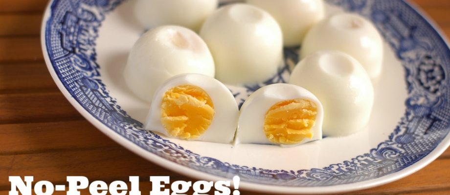 No-Peel Eggs: Just crack, drop & go!