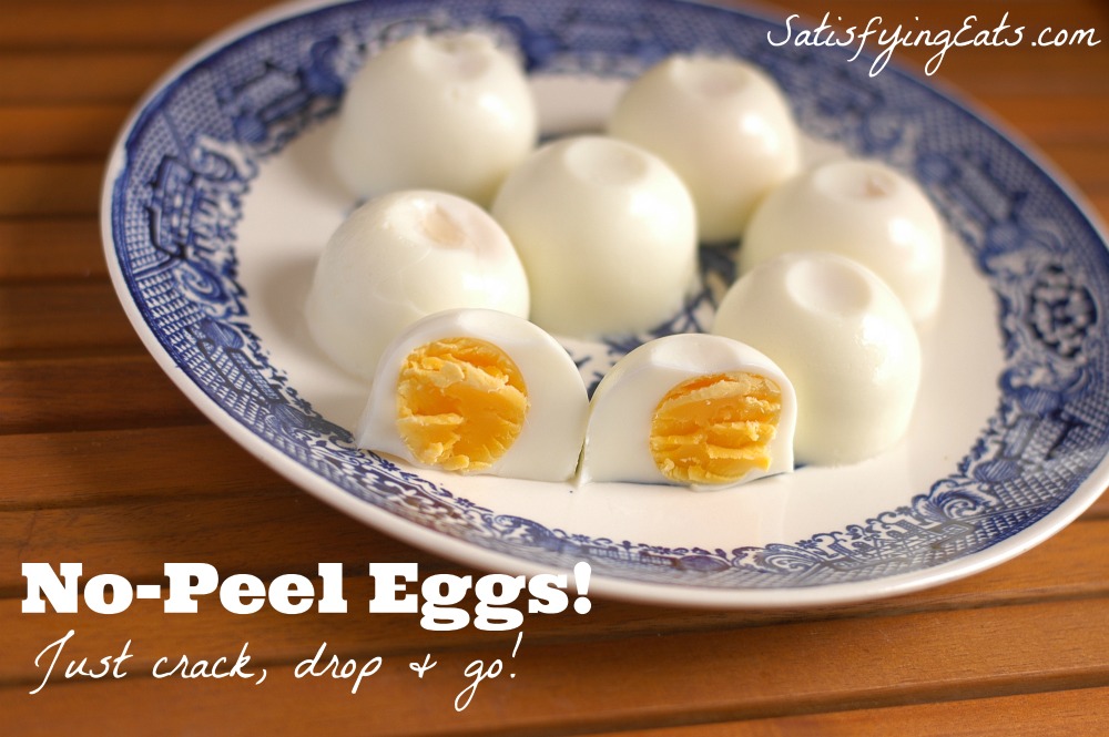 No-Peel Eggs: Just crack, drop & go!