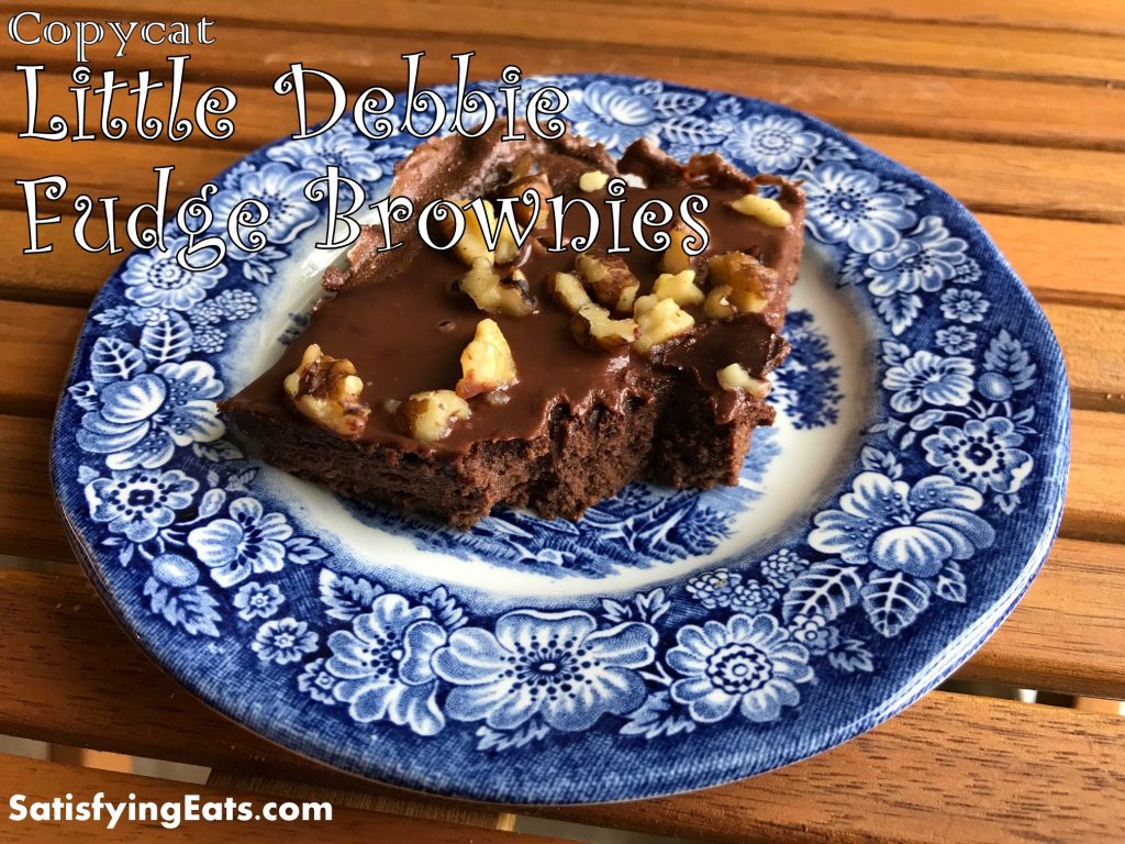 Copycat Little Debbie Fudge Brownies (Low-Carb/Keto/flourless)