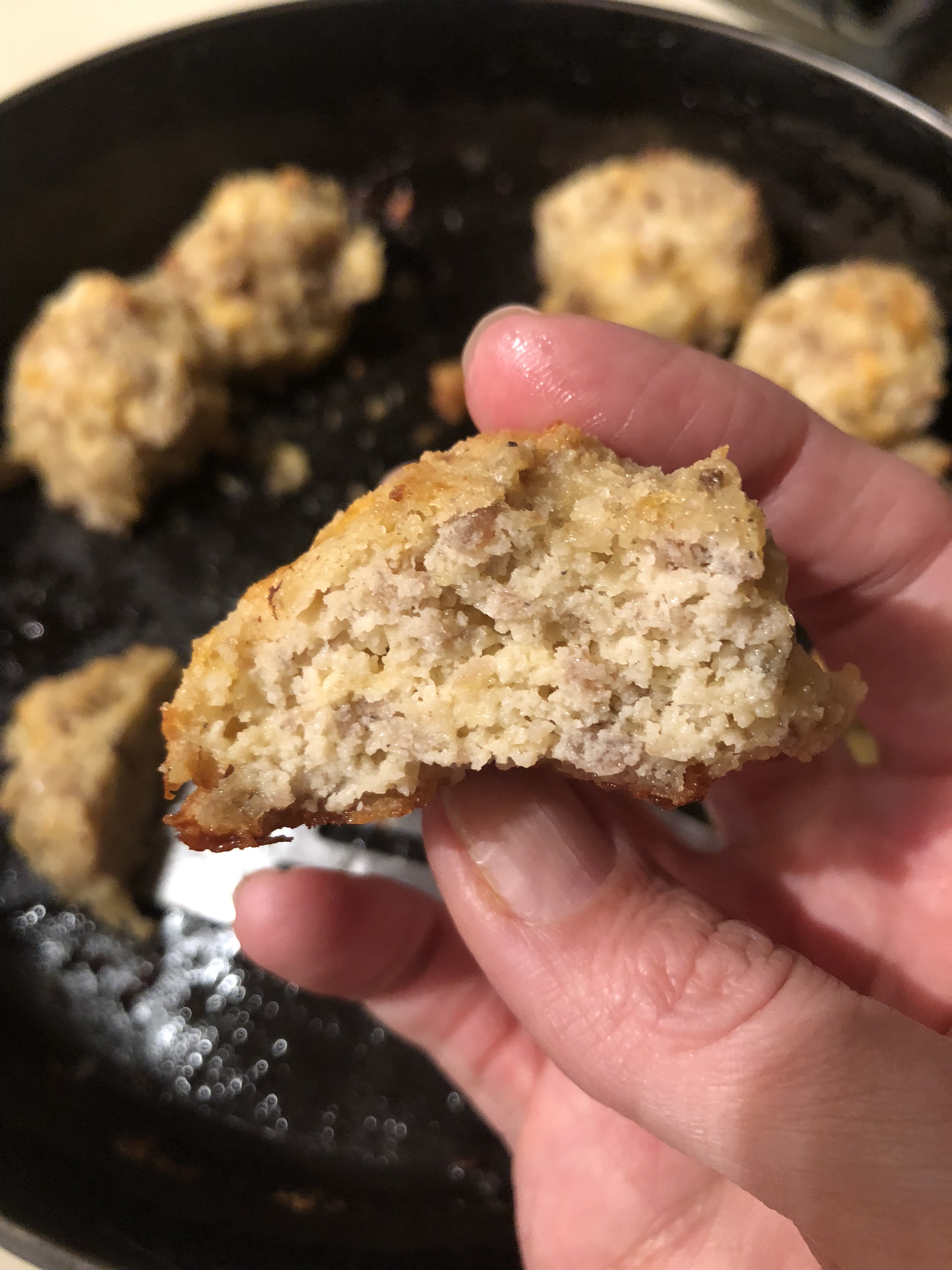 Portable Southern Sausage Biscuits